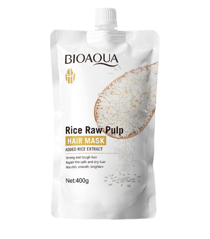 🌾 BIOAQUA – Lotion Hydratante et Nourrissante au Riz et masque capillaire