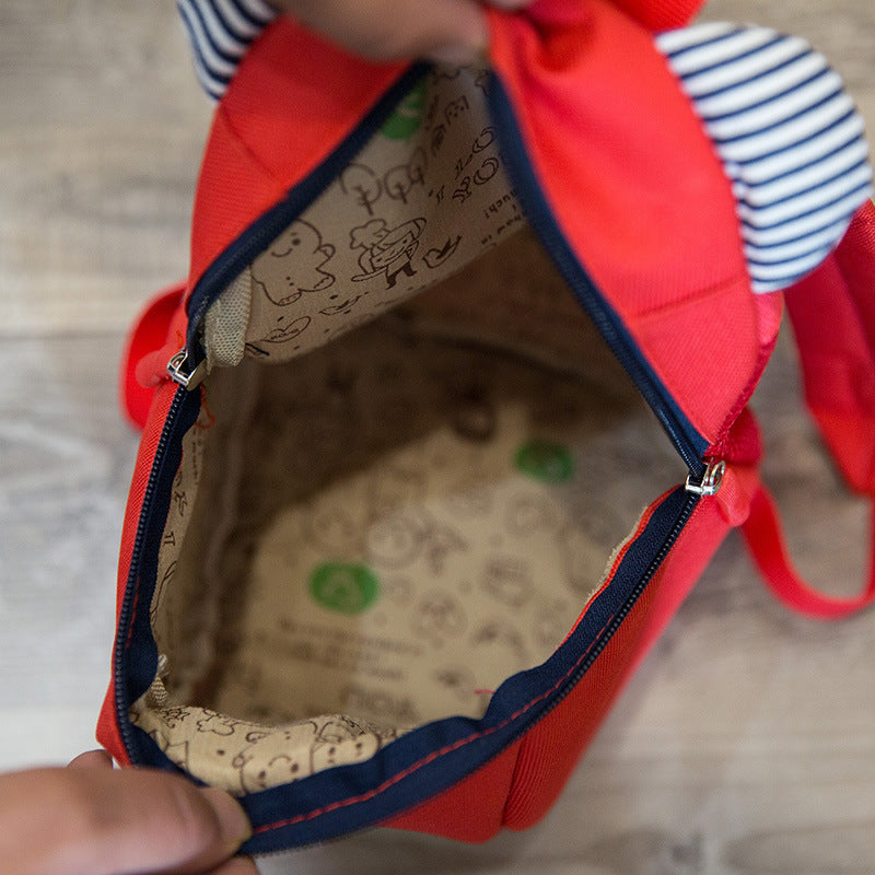 Boys And Girls Backpack Cute, Cartoon Kindergarten Bag, Korean Fashion Anti Lost Leisure Burden Small Backpack