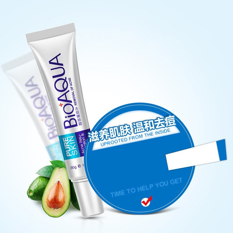 🌿 Bioaqua – Crème Anti-Acné et Contrôle du Sébum 30g