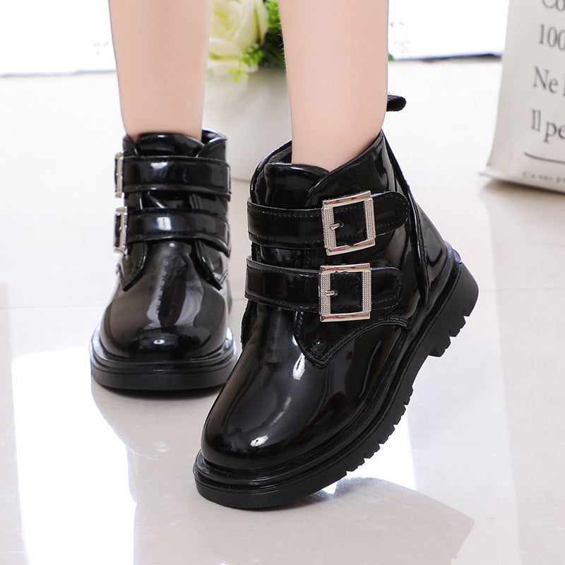 Bottines Martin Unisex à Scratch – Robustes, Faciles à Enfiler, Look Urbain