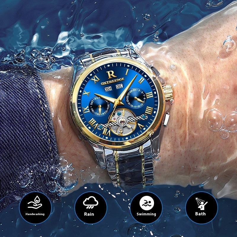 ⌚ KÉBA – Montre Automatique Prestige Homme Or & Acier 💼✨