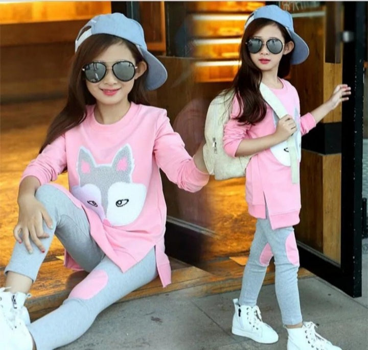 Ensemble Renard Fille Doux & Stylé