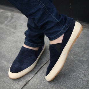 Men's canvas men's shoes breathable low-top casual shoes soft bottom light shoes