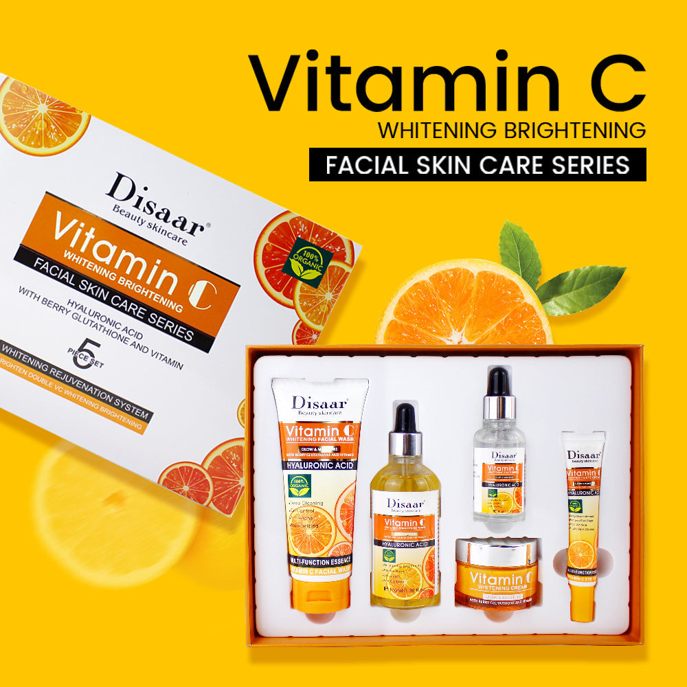 🌟 Disaar Vitamin C Skin Care Set – Hydratation, Éclat et Protection 🌟