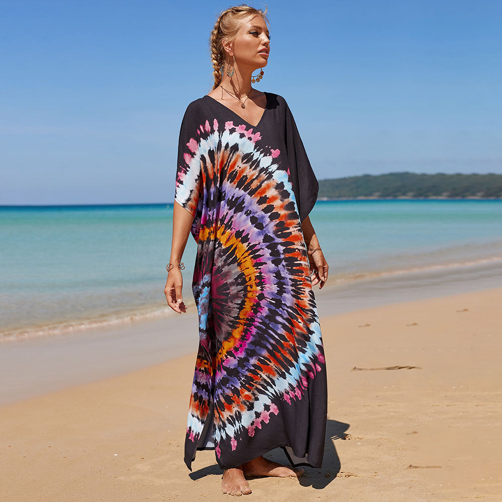 EthnoWave ️ Kimono de Plage Bohème