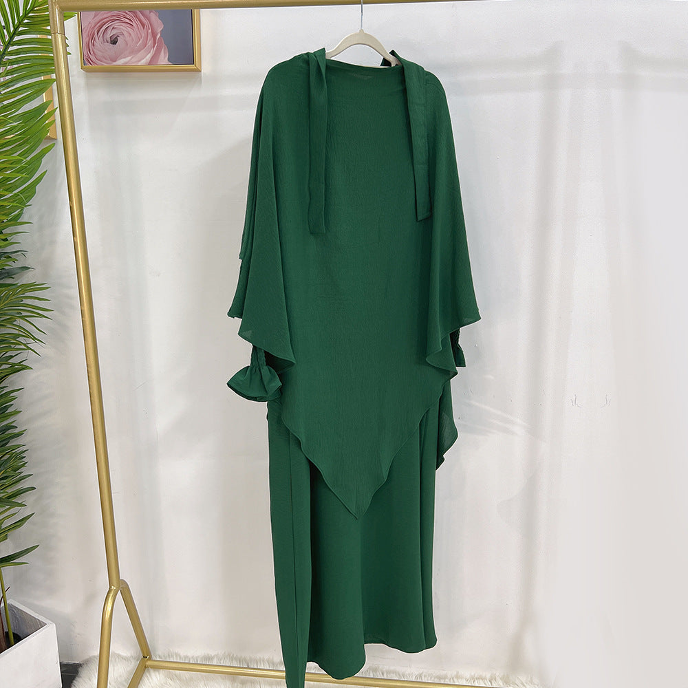 👑 Robe Kaftan Aïssata avec Voile Assorti