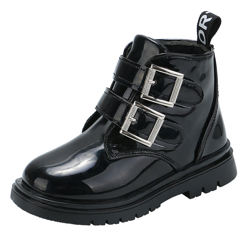 Bottines Martin Unisex à Scratch – Robustes, Faciles à Enfiler, Look Urbain