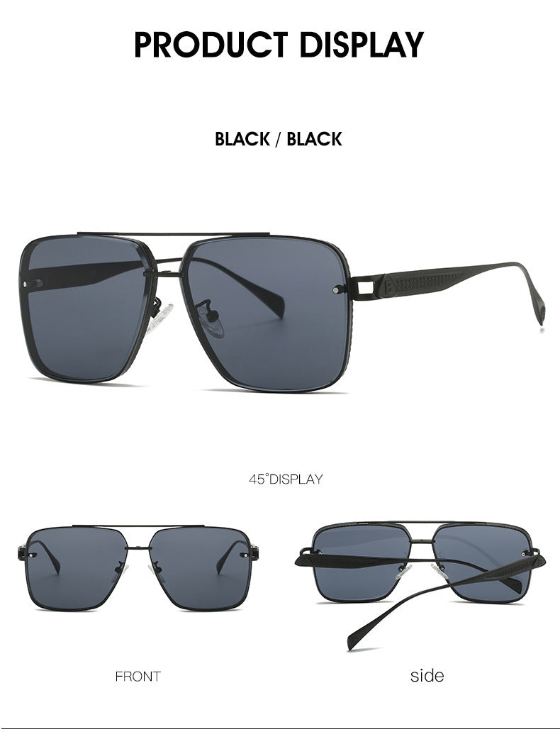 🕶️ DJEMBE – Lunettes de Soleil Métal Homme Style Urbain 🔥🌍