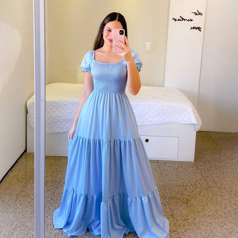 Robe "Amara" Féérie Florale & Épaules Dénudées