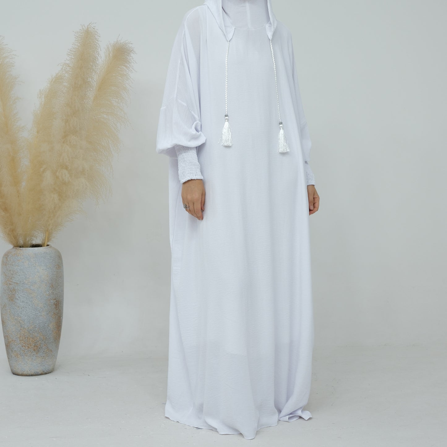 🌿 TAHIRA – Robe Élégante Orientale Sans Manches