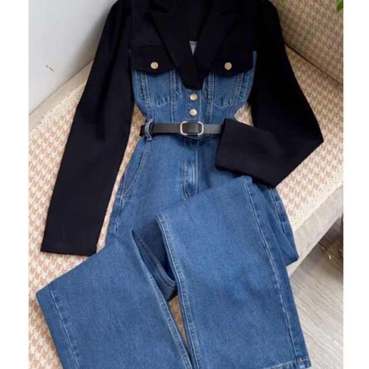 🌟 Nayora – Combinaison Automnale Taille Haute