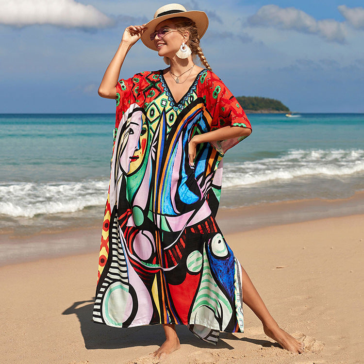EthnoWave ️ Kimono de Plage Bohème