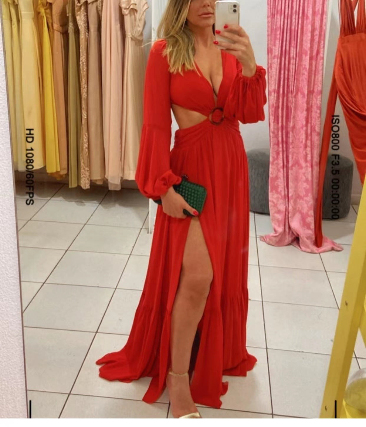 SoftSplit Robe Tricotée à Fente
