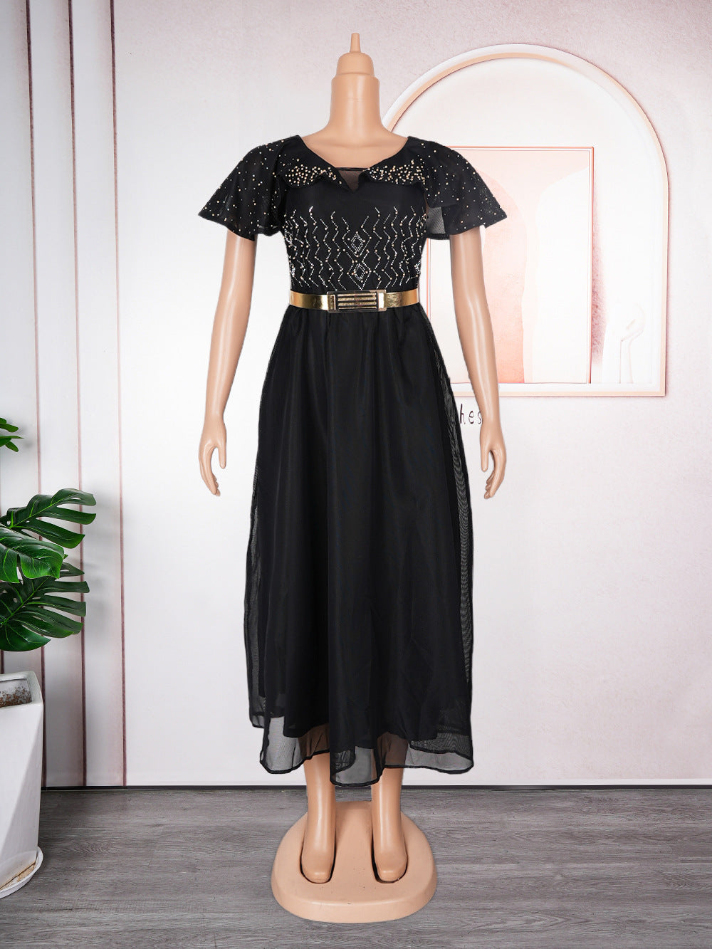 Zahra : Perles Couture & Évasé Majestueux