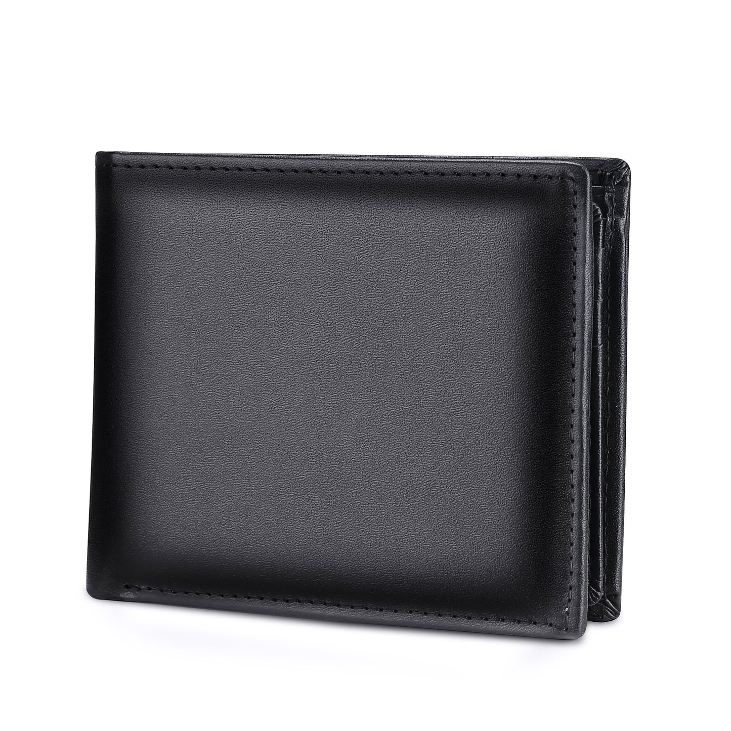Portefeuille Rayé en Cuir Véritable – Antivol & Stylé