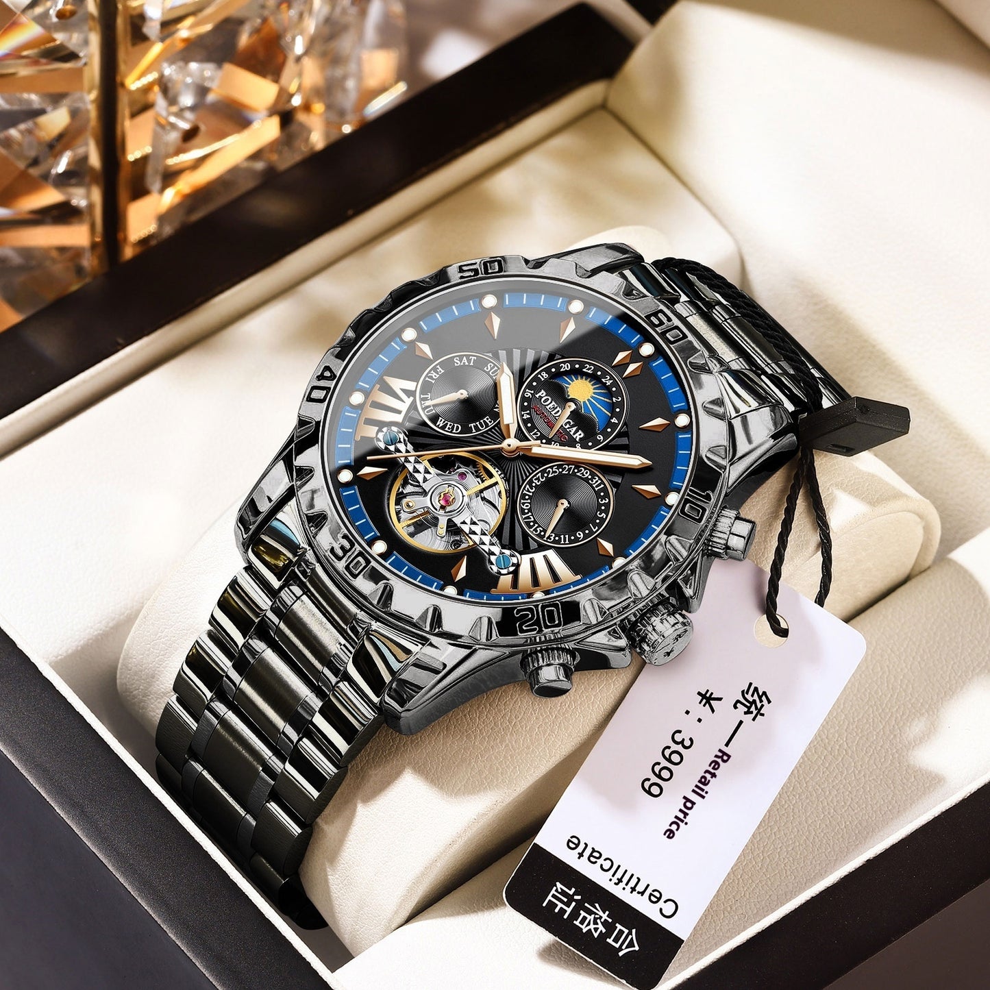 ⌚ MAKOUBA – Montre Automatique Élégance Prestige 🖤🔥