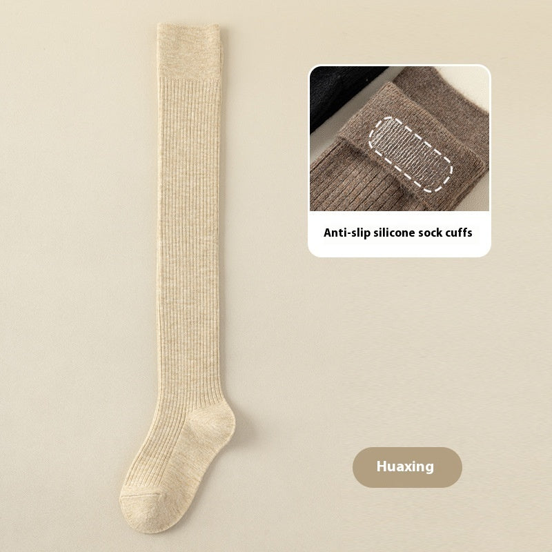 ChicWool Chaussettes Hautes Antidérapantes en Laine
