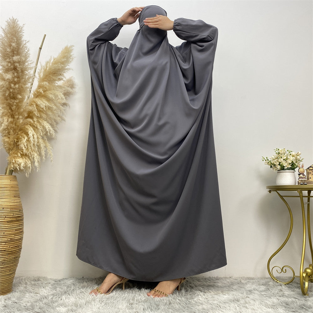 🕌 IMANE – Abaya Fendue Élégance Dubai 🌟