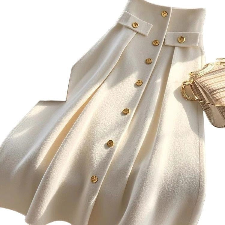 Ameya – High-Waisted Draped Skirt