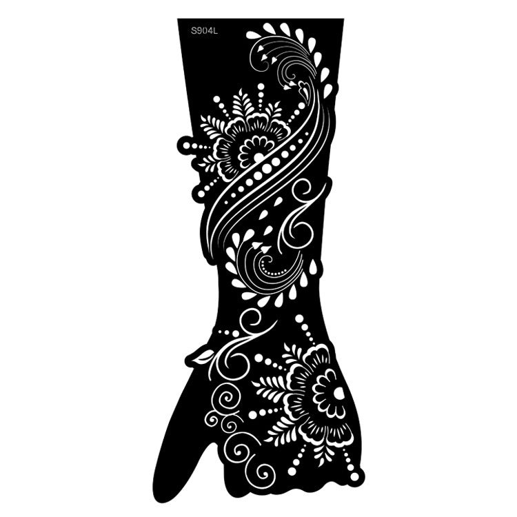✨ Tattoo Éphémère Aïssata – Géométrie Mystique