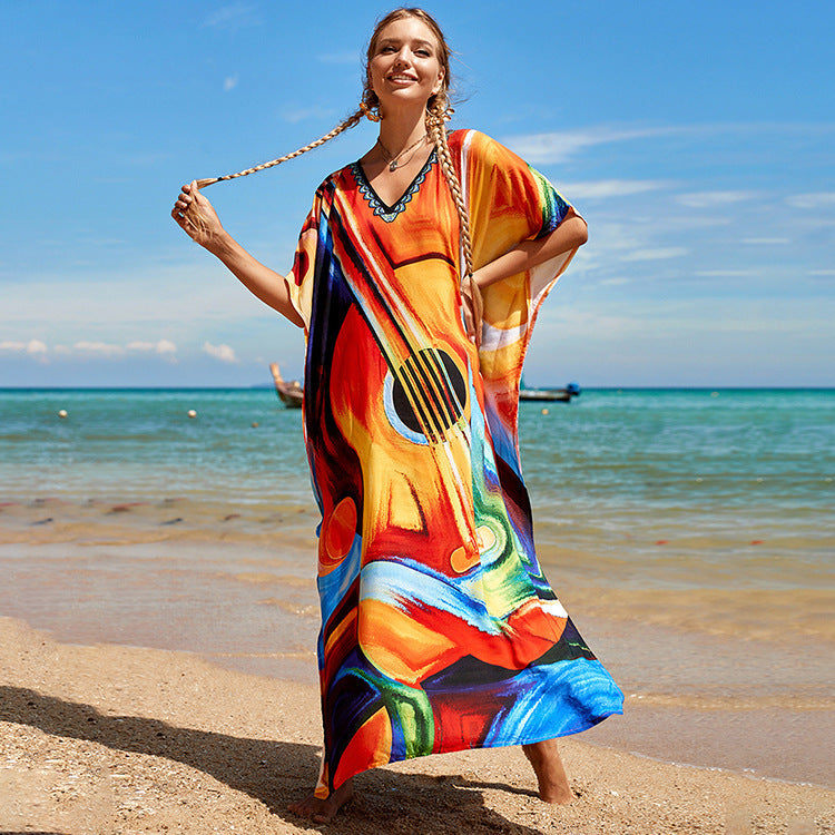 EthnoWave ️ Kimono de Plage Bohème