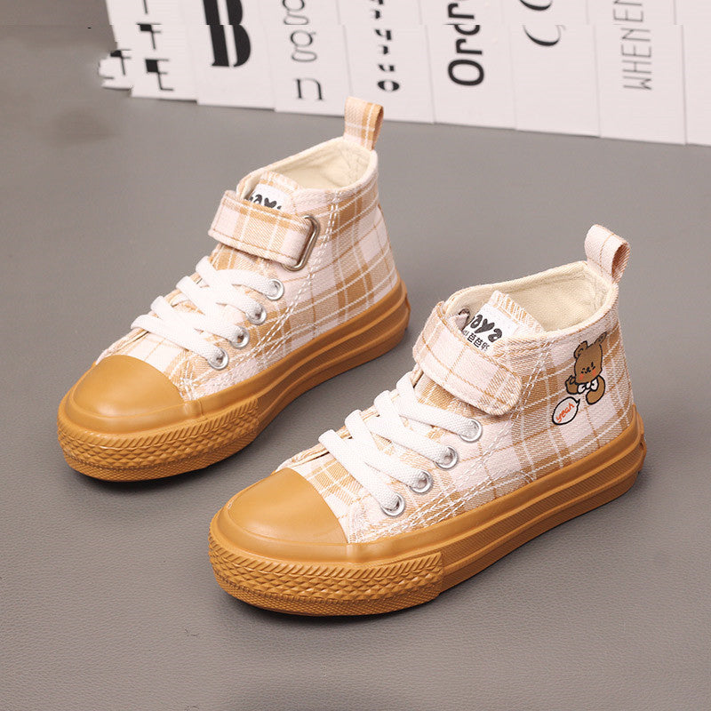 Men's Children's Canvas High-top Casual Shoes