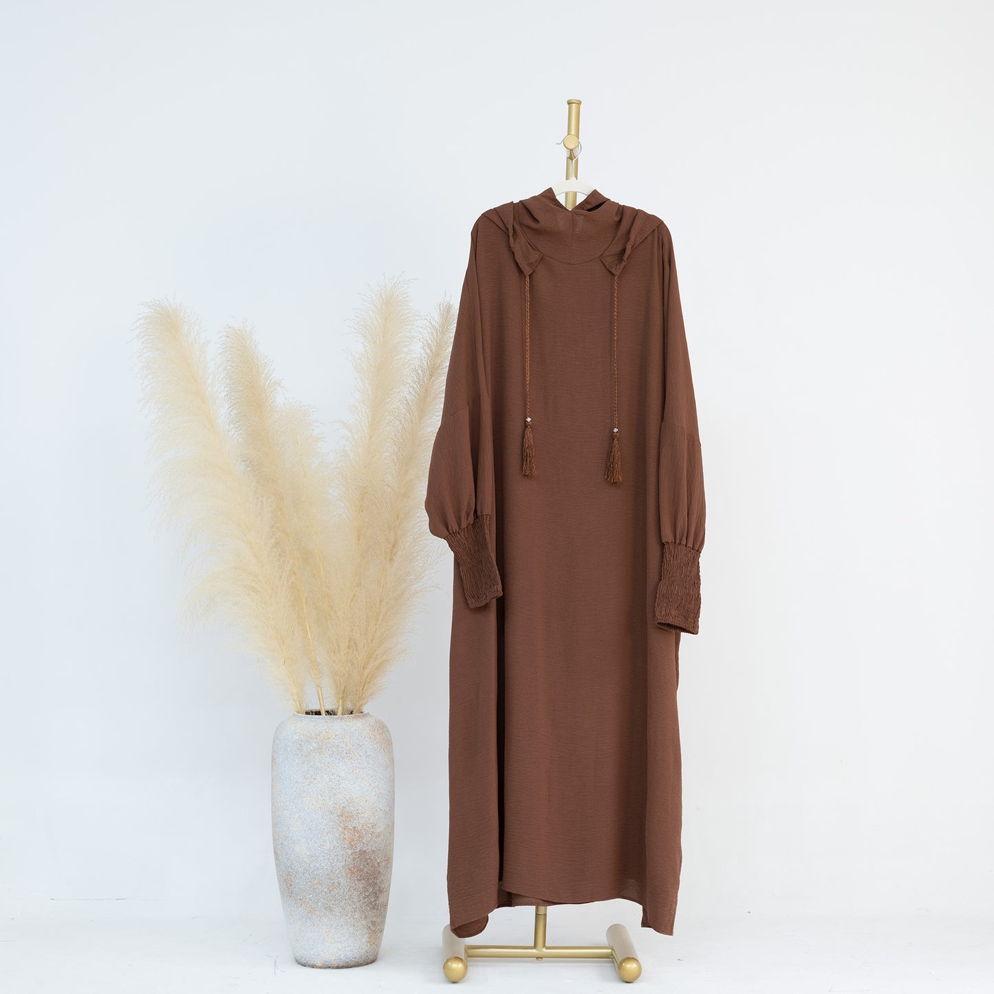 🌿 TAHIRA – Robe Élégante Orientale Sans Manches