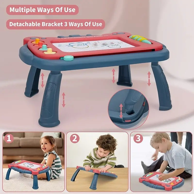 Children's Colorful Magnetic Drawing Board Painting Table Wipe Graffiti Writing