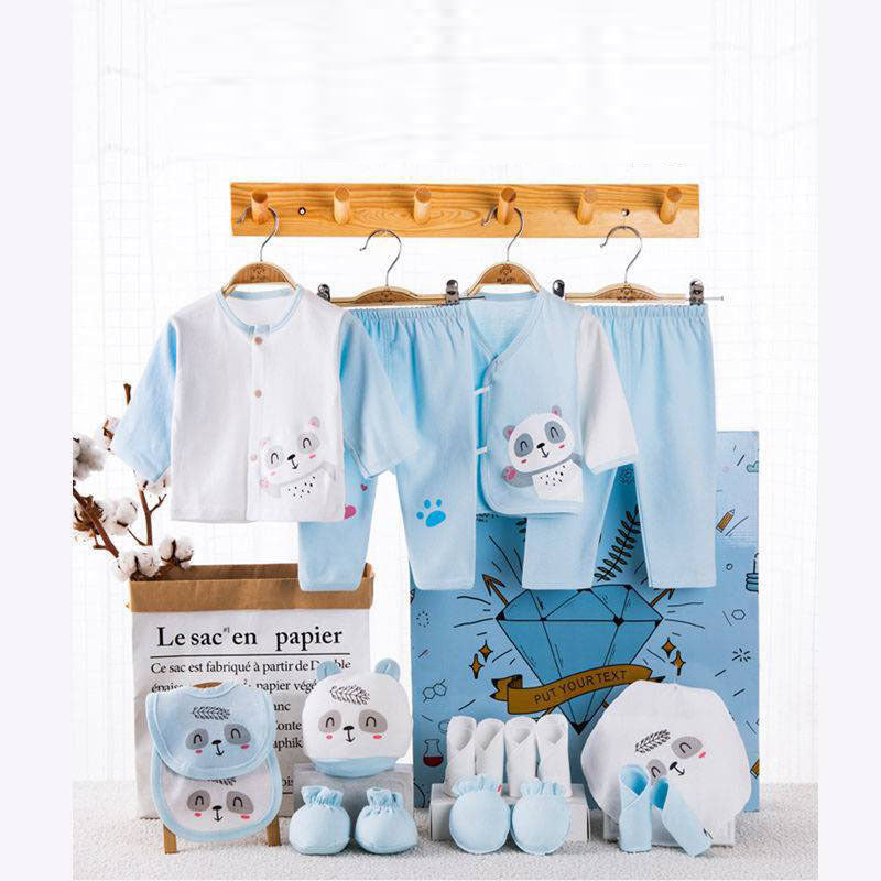 🌸 Children's Gift Box – Spring & Autumn Cotton Baby Suit