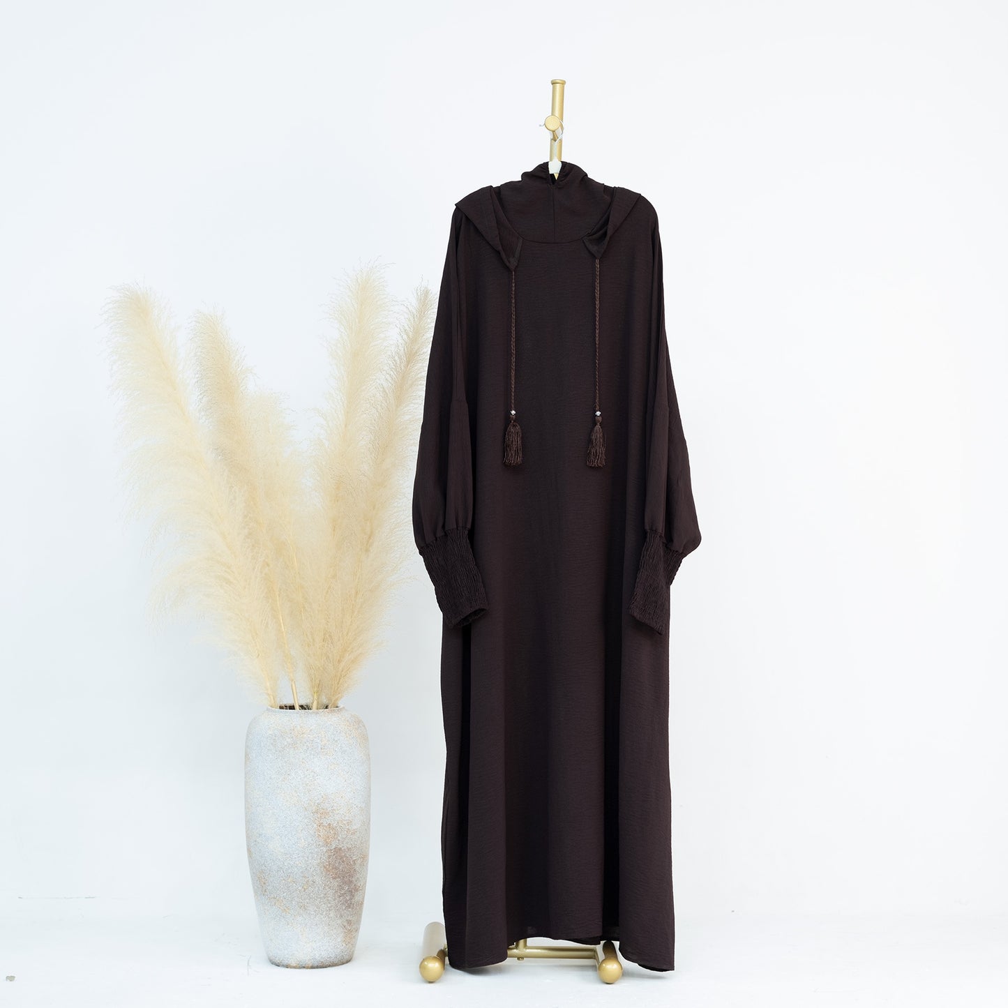🌿 TAHIRA – Robe Élégante Orientale Sans Manches