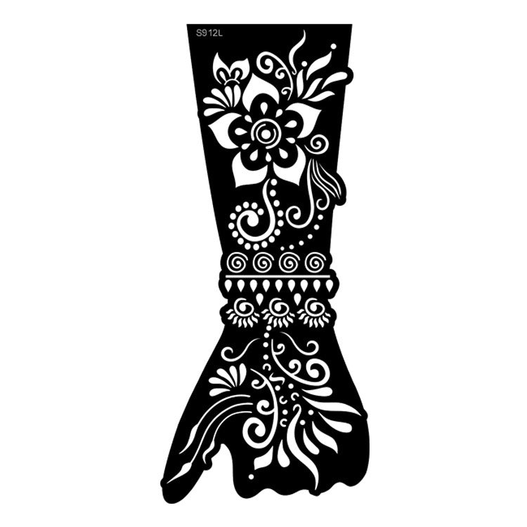 ✨ Tattoo Éphémère Aïssata – Géométrie Mystique