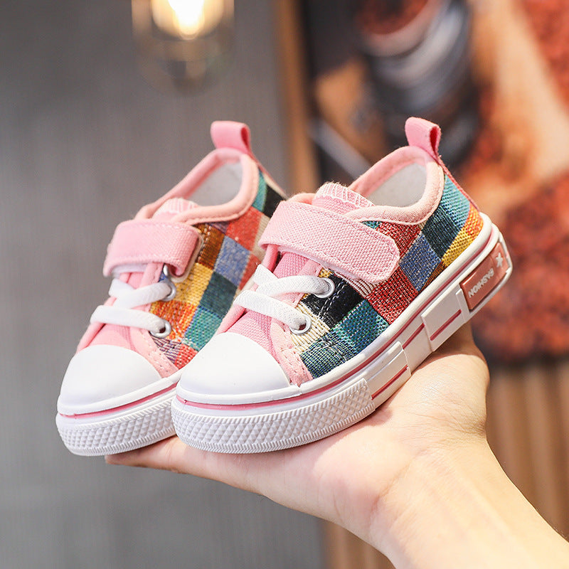 Spring And Autumn Children's Canvas Shoes Soft Bottom Non-slip