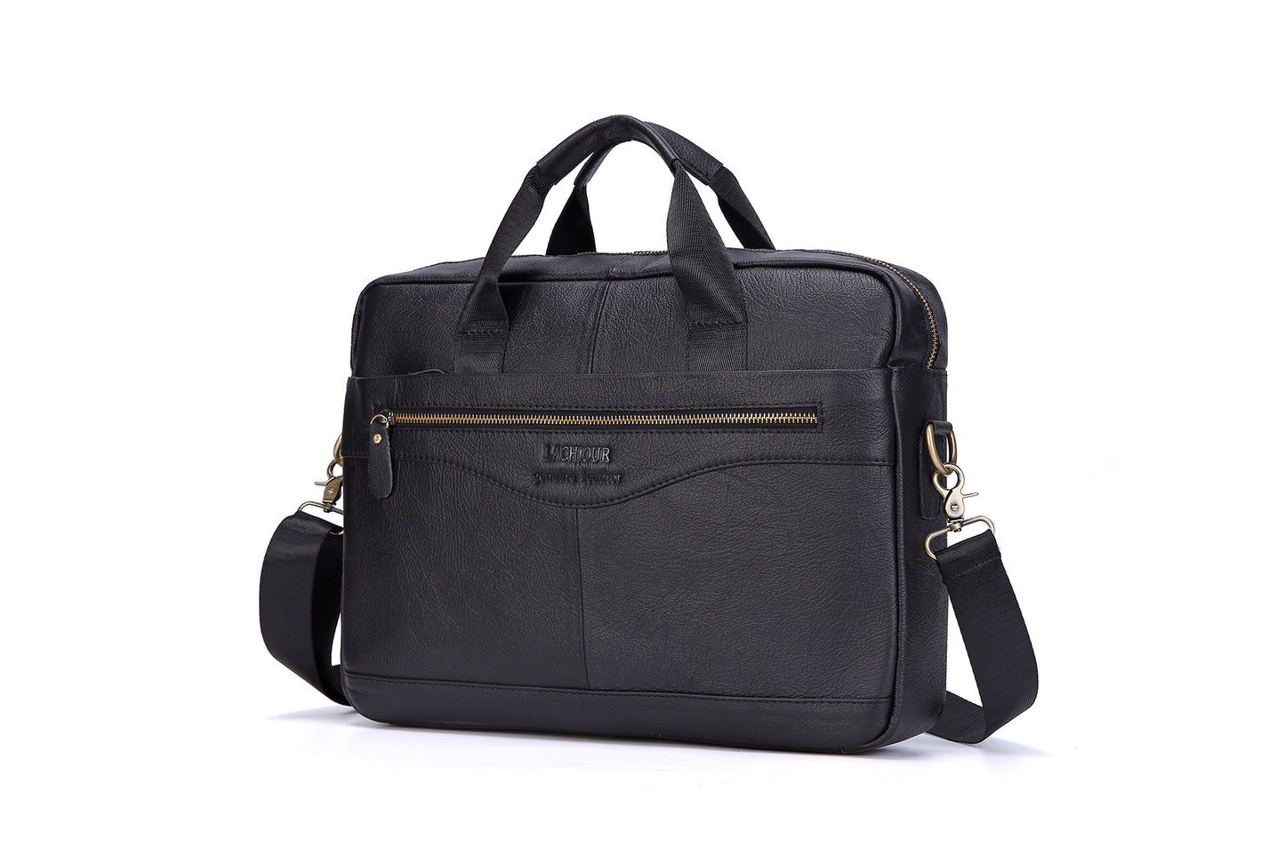 💼 MADIBA– Élégance Noire en Cuir Véritable 🖤
