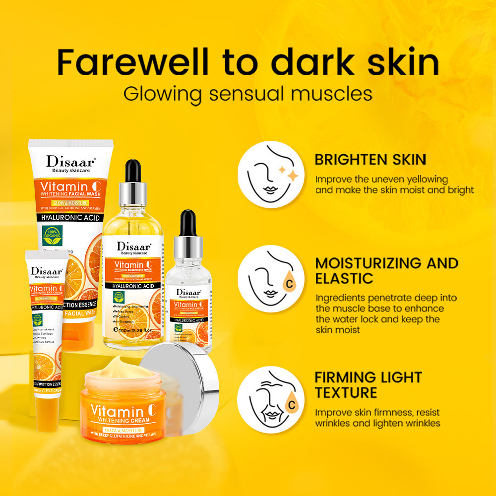 🌟 Disaar Vitamin C Skin Care Set – Hydratation, Éclat et Protection 🌟