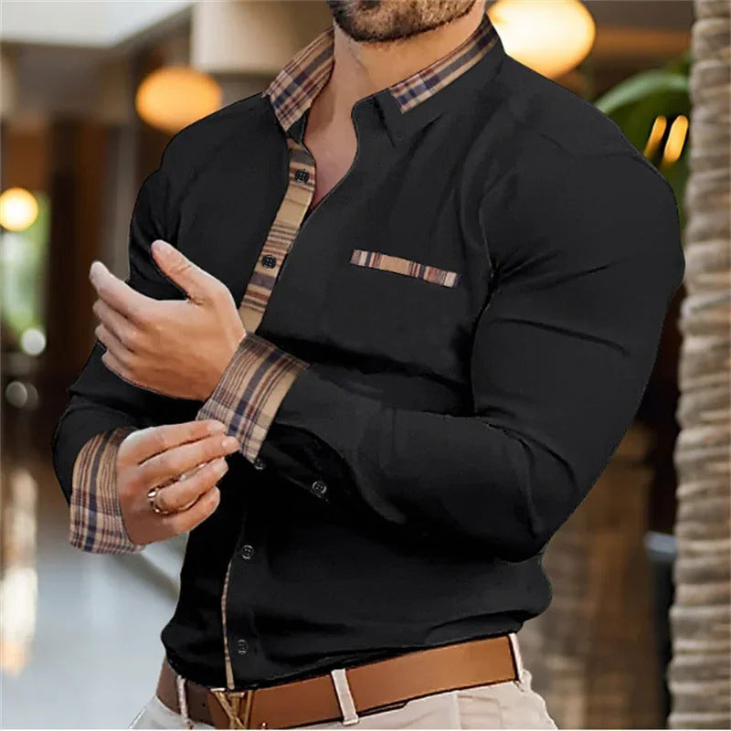 Loose Casual New Long Sleeve Shirt Coat For Men
