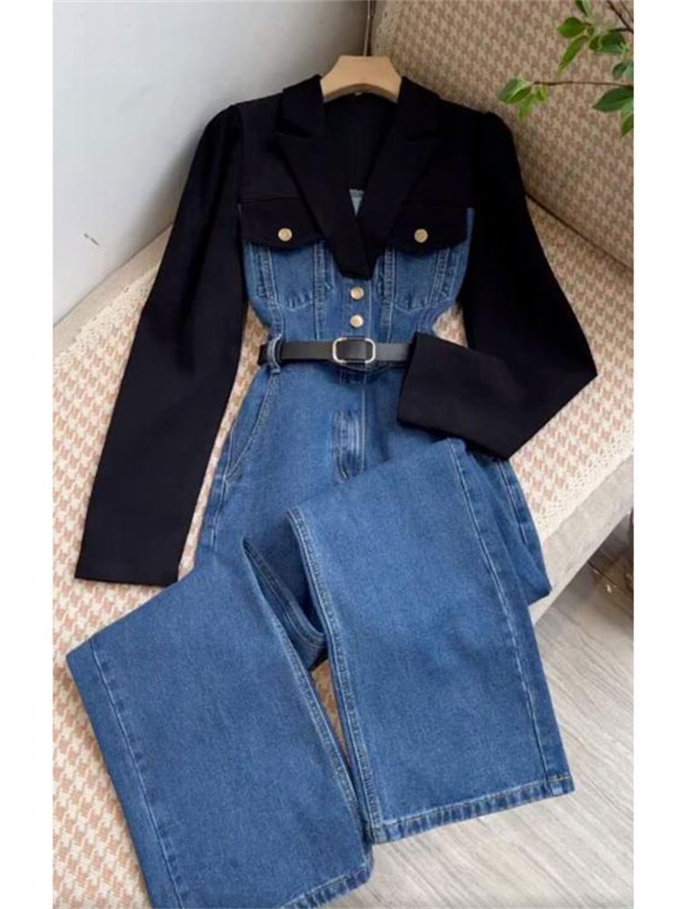 🌟 Nayora – Combinaison Automnale Taille Haute