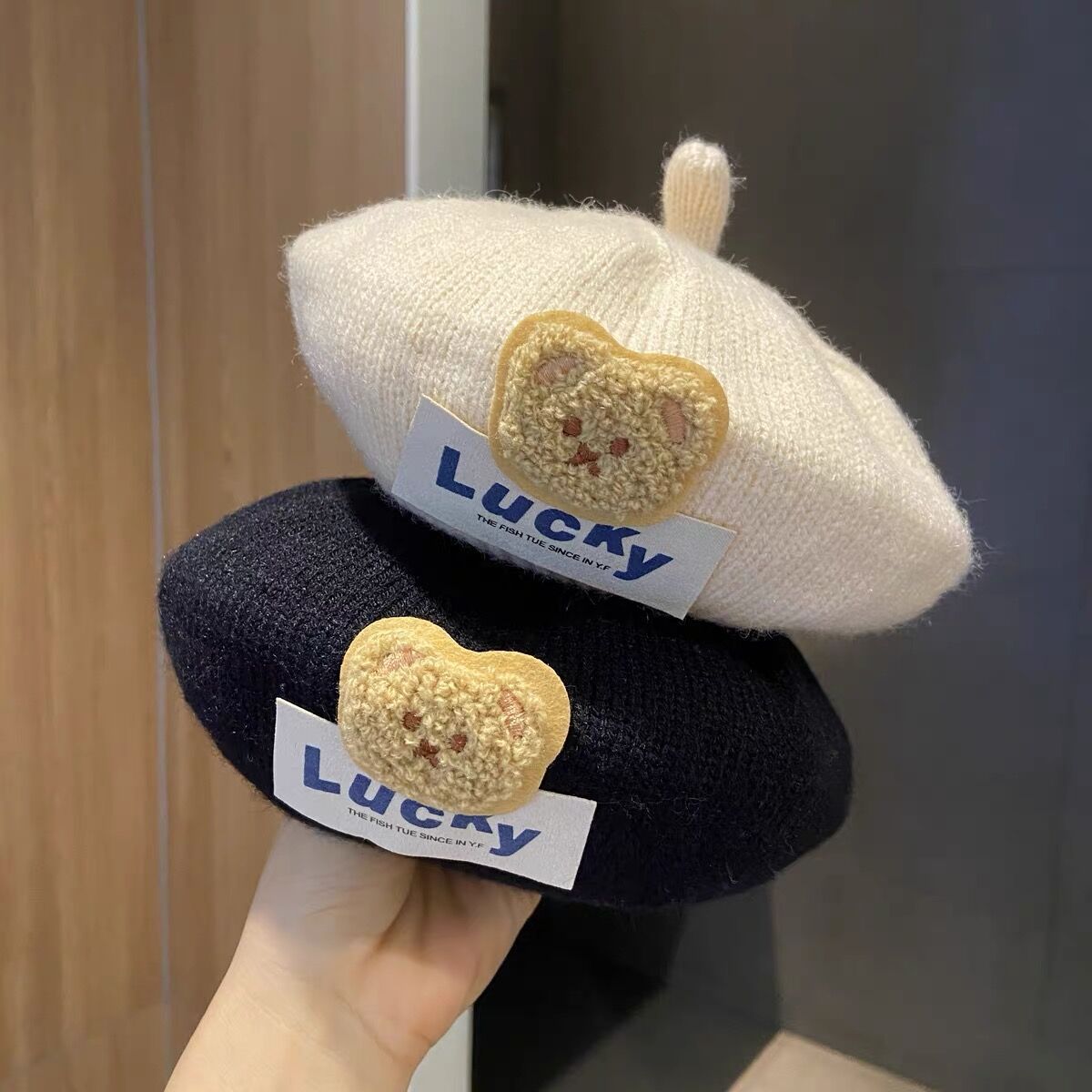 Children Beret Autumn And Winter Thermal Knitting