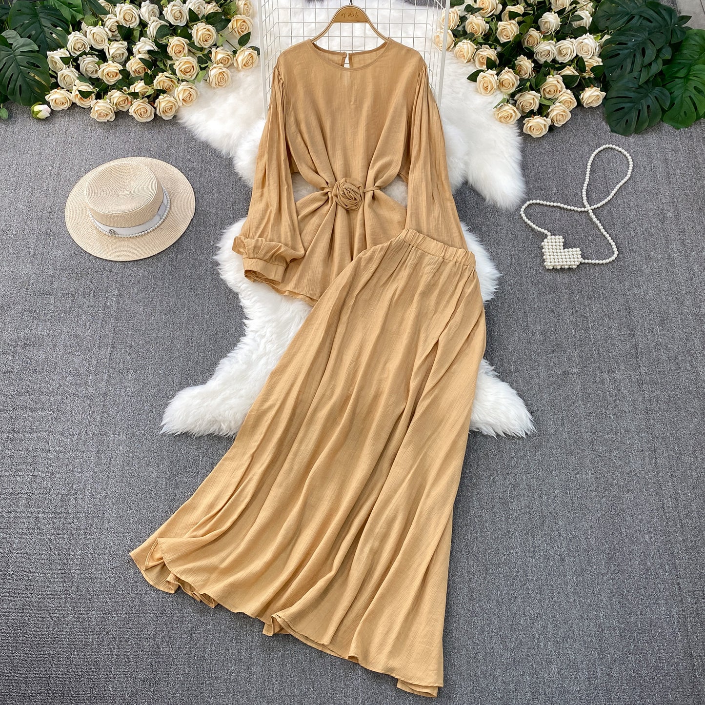 French Style Women's Temperament Twinset Design