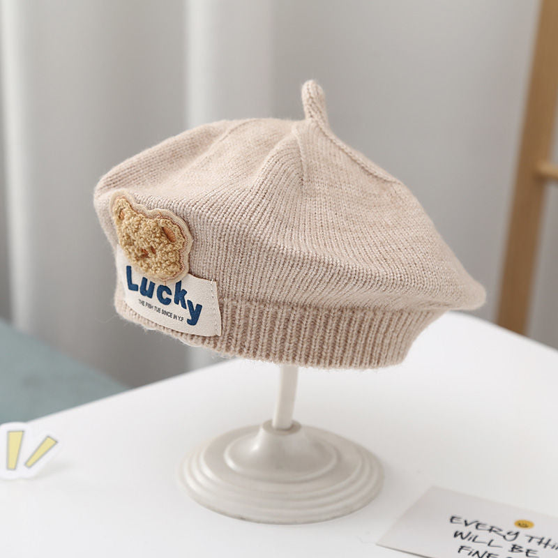 Children Beret Autumn And Winter Thermal Knitting