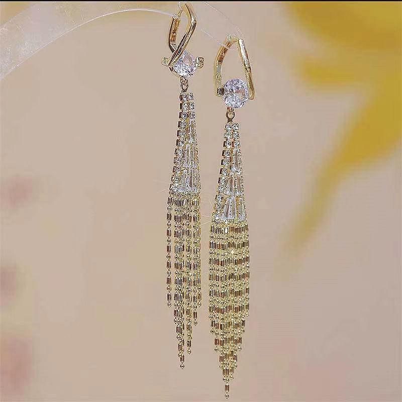 Women's Fashionable All-match Wheat Tassel Earrings