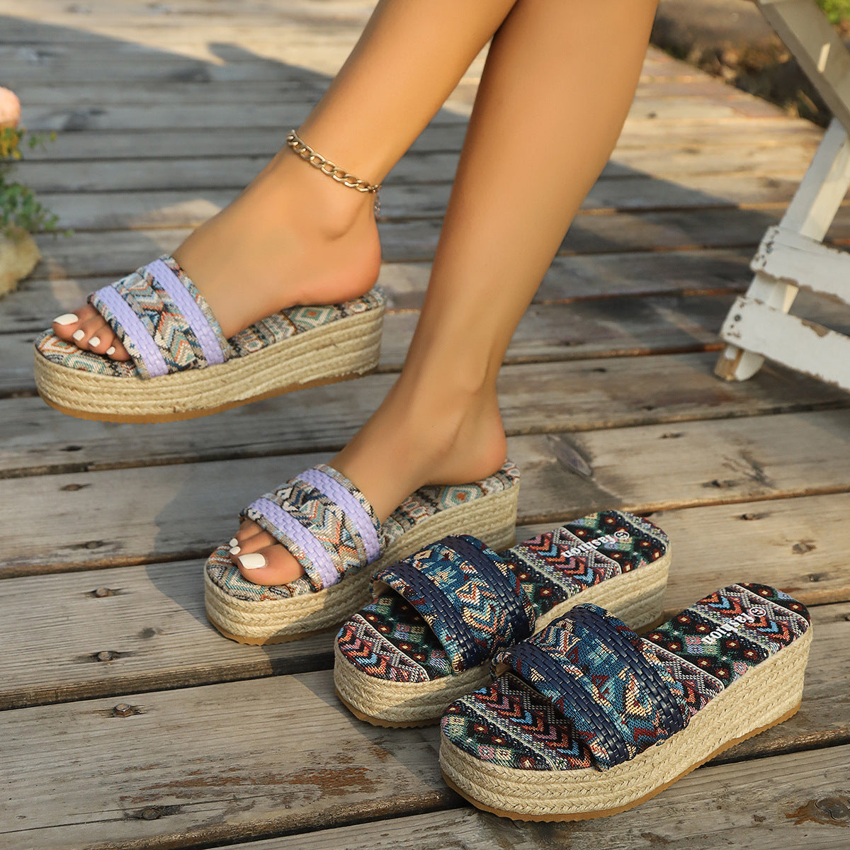 Casual Fabric Slides
