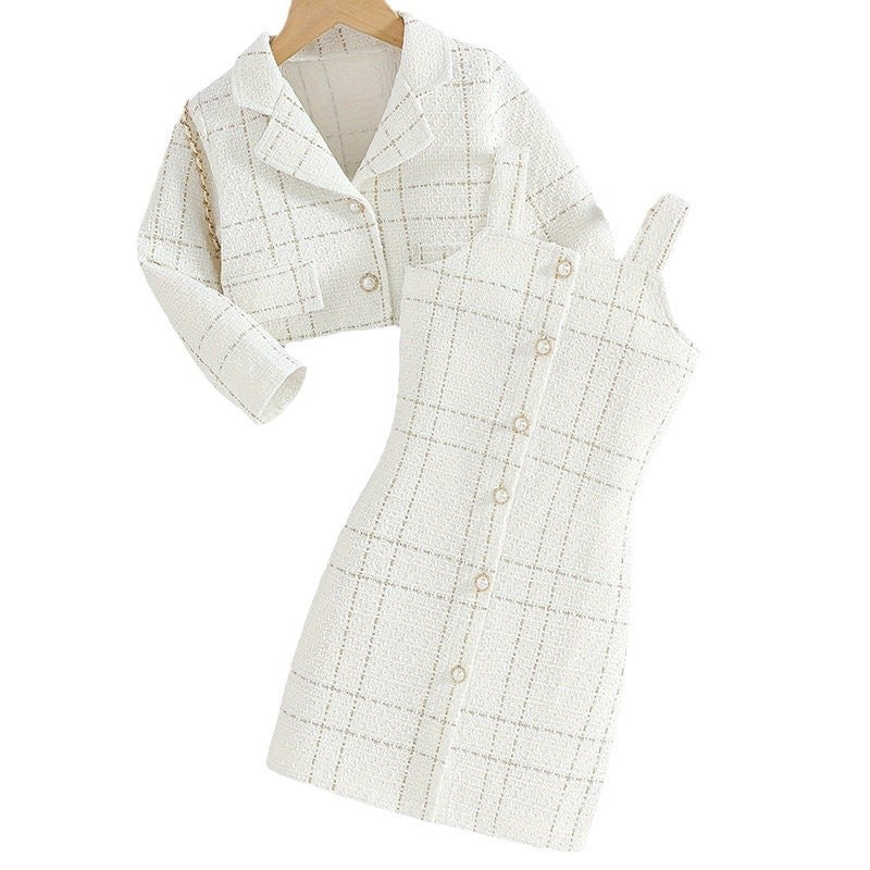 European Classic Style Baby Girls' Sling Suit