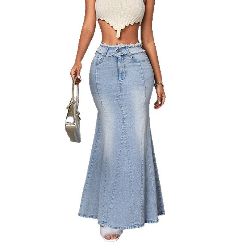 🖤 Sounaya – Robe en Denim Femme Casual