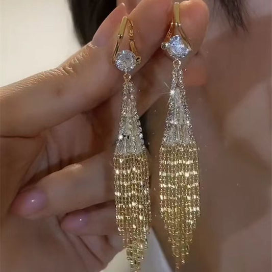 Women's Fashionable All-match Wheat Tassel Earrings