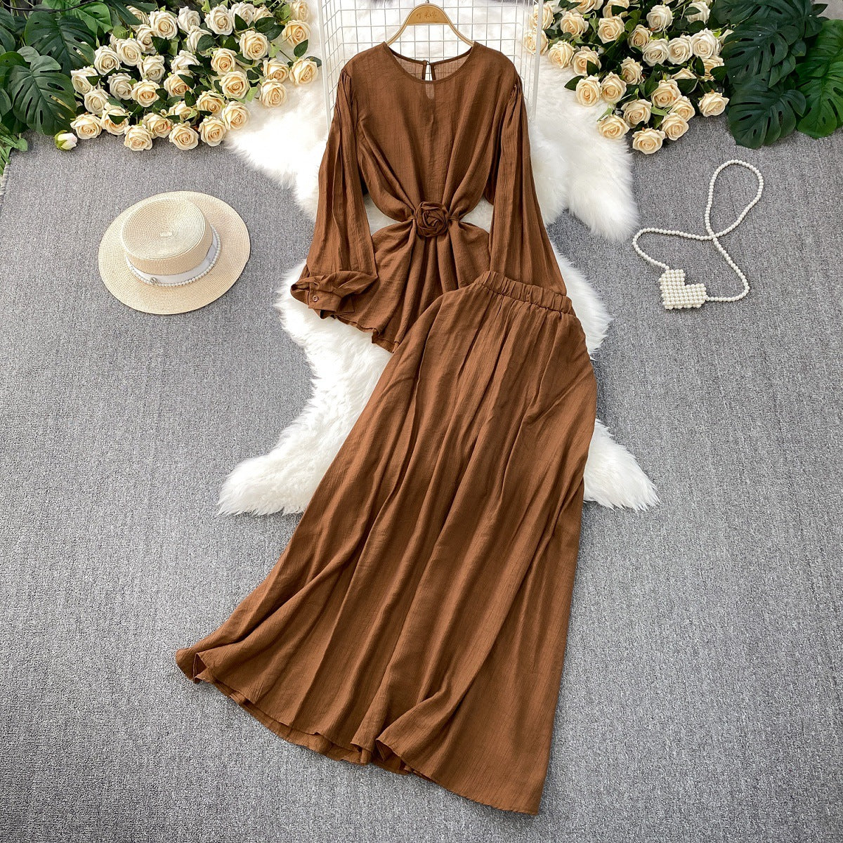 French Style Women's Temperament Twinset Design