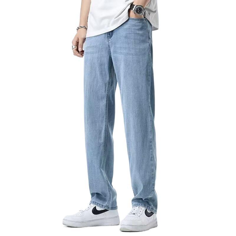 Pantalon Décontracté Homme Style Rétro Américain – Coupe Droite et Confort Moderne