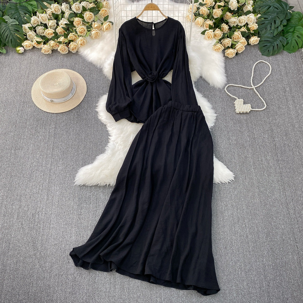 French Style Women's Temperament Twinset Design