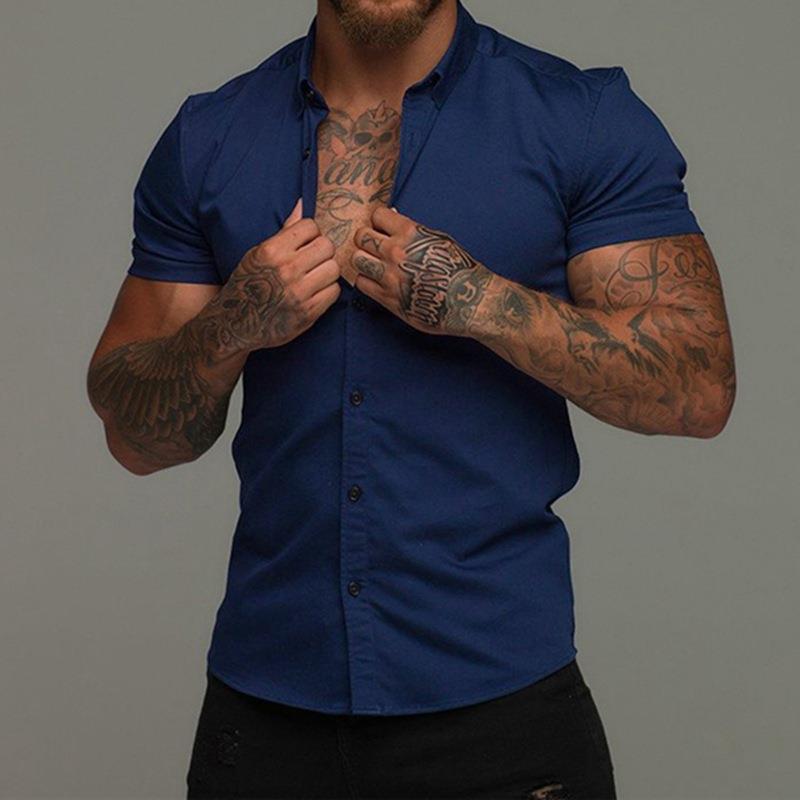 Muscle Men's Fitness Shirt Short Sleeve