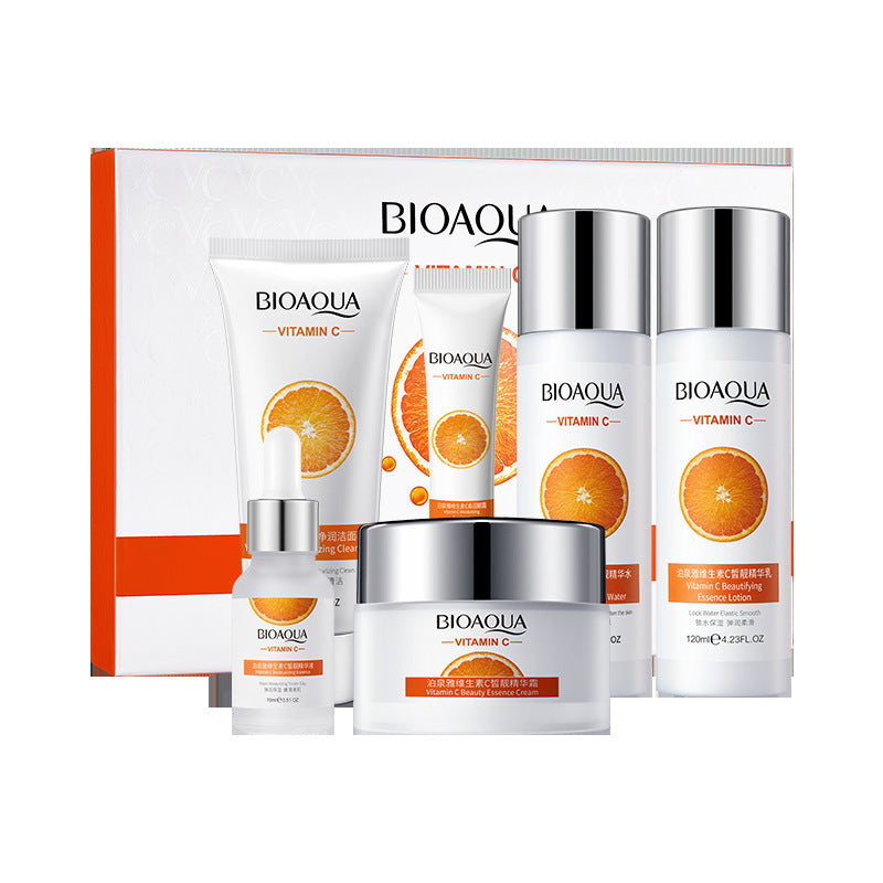 🍊 BioAqua Vitamin C Hydra Glow – Set of 6 face and eye treatments ✨
