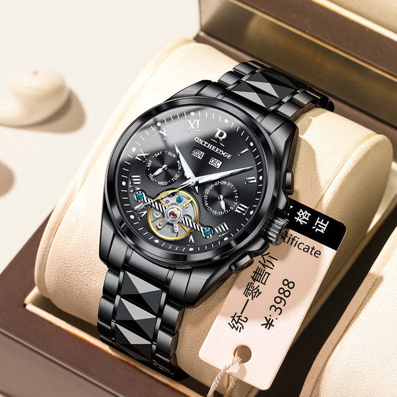 ⌚ KÉBA – Montre Automatique Prestige Homme Or & Acier 💼✨